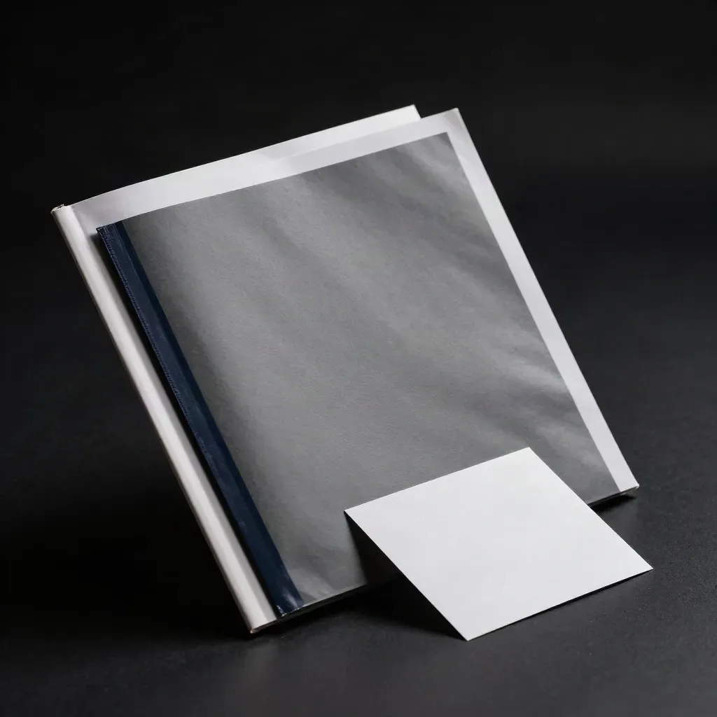 Matte retail trend notes pack and inserts on a black surface under a sharp side beam.